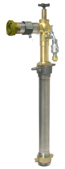 Trinkwasserentnahmestandrohr für WZ, Kopf drehbar, mit 1x Auslaufventil und 1x C-Storz