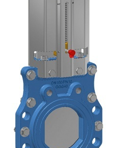 Zwischenflansch-Plattenschieber DN65