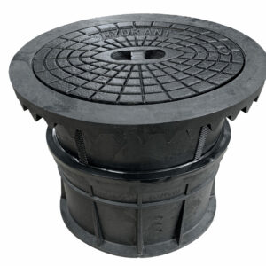 Straßenkappe "Serius GRIP" nach DIN4055 für Hydranten - höhenverstellbar - aus Kunststoff