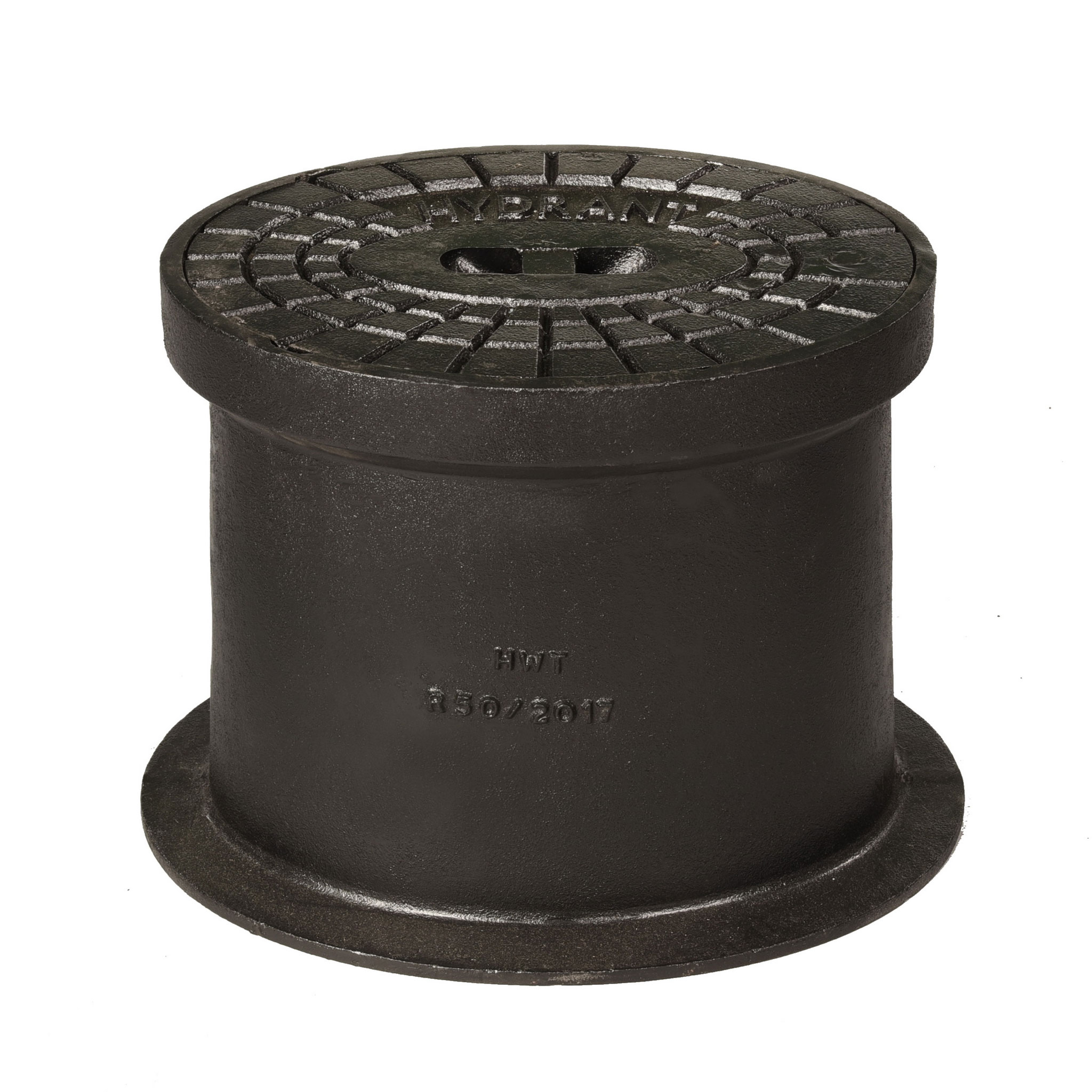 Straßenkappe aus Guss "Serius" nach DIN4055 für Hydranten -starr-