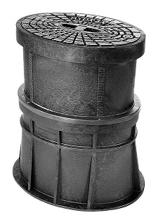 Straßenkappe "Serius" nach DIN4055 für Hydranten - höhenverstellbar - aus Kunststoff