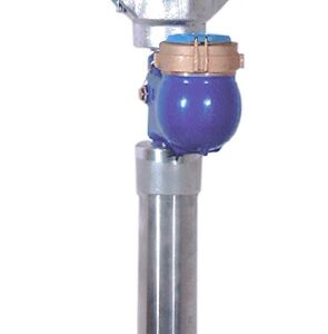 Standrohr a. Aluminium mit Wasserzähler