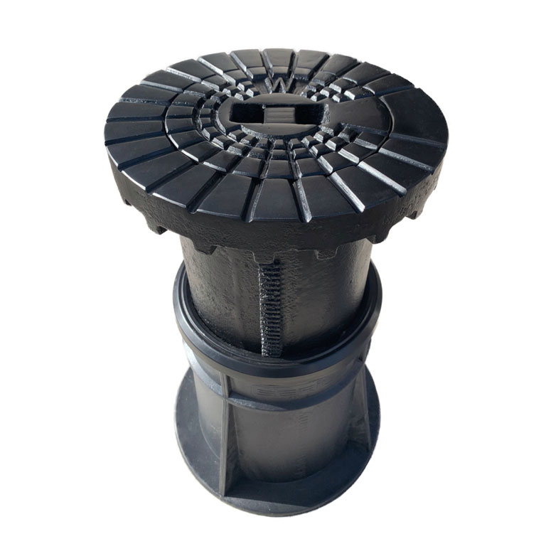 Straßenkappe "SERIUS KOMBI GRIP" nach DIN4056 für Schieber - höhenverstellbar - aus Kunststoff