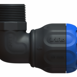 Winkel-Steckverbindung 90° AD 32 mm x 2" AG