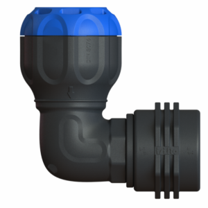 Winkel-Steckverbindung 90° AD 40 mm x 1" IG