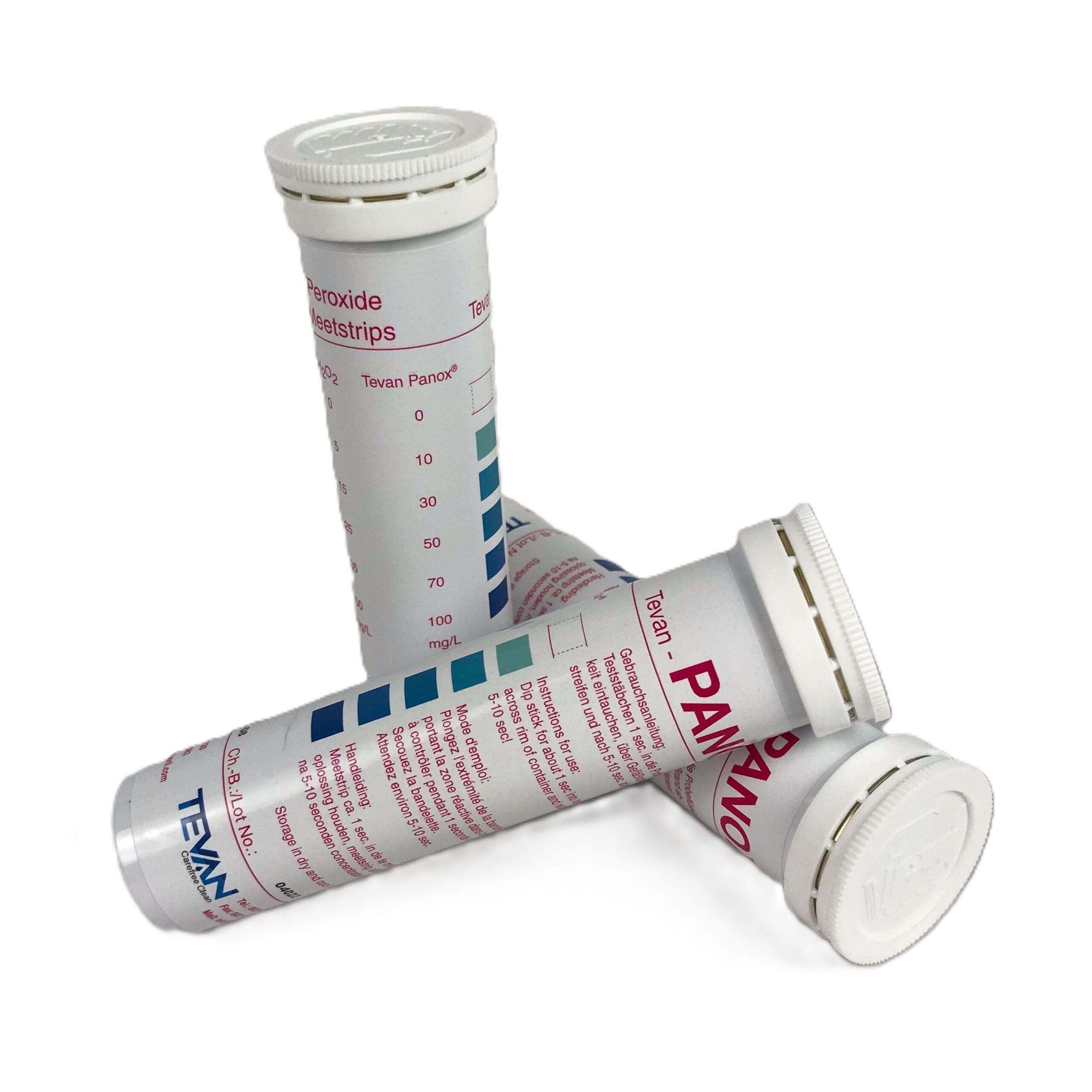 Tevan Panox Messstreifen 0 bis 100 mg/l