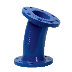 Druckformstück aus GGG FFK-Stück DN100 22 Grad, PN16, epoxy