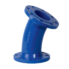 Druckformstück aus GGG FFK-Stück DN100 30 Grad, PN16, epoxy